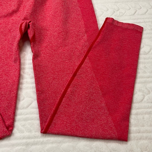 VS Pink - Womans Cherry Red High Waisted Seamless Yoga pants/leggings - Picture 9 of 9